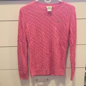 Women's Lacoste Sweater. Pink. 42.